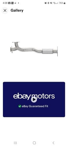 Exhaust Y Pipe Walker 50349 - Image 1