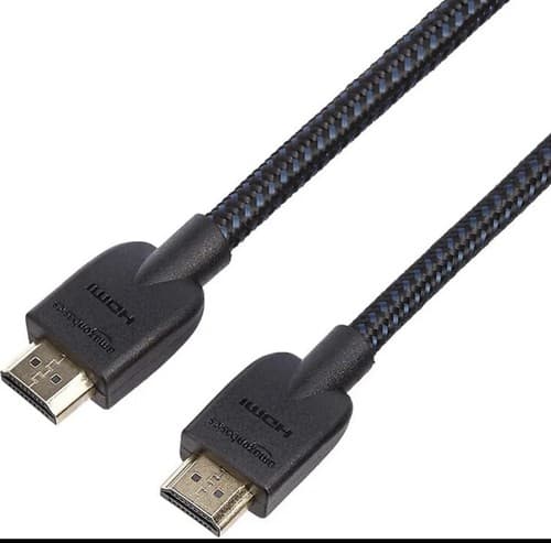 Amazon Basics High-Speed HDMI Cable (18Gbps, 4K/60Hz) - 10 Feet Nylon-Braided - Image 1