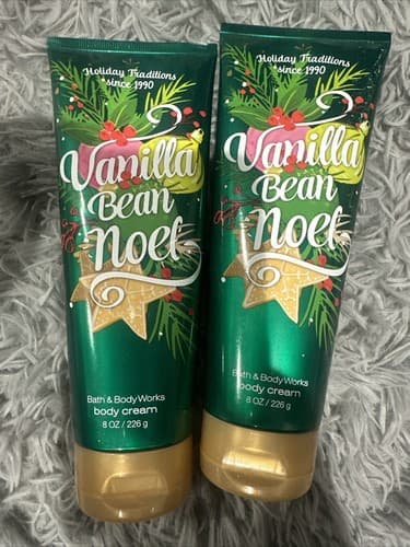 Bath & Body Works Vanilla Bean Noel Daily Use - 8oz 2 Pack New - Image 1