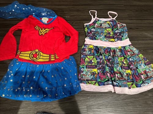 Marvel/ Wonder Woman | Girls Size 3T Red Blue Costume Dress - Image 1