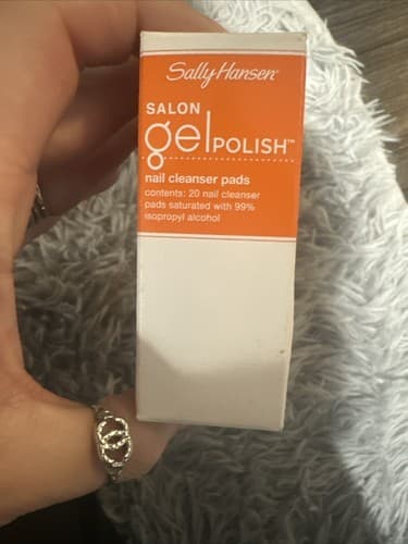 Sally Hansen Salon Gel Polish Nail Cleanser Pads 20 Pads BRAND NEW - Image 1