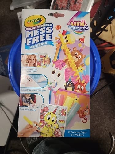 Crayola Colour Wonder Unicreatures Mess Free Coloring Pages & Markers - Image 1