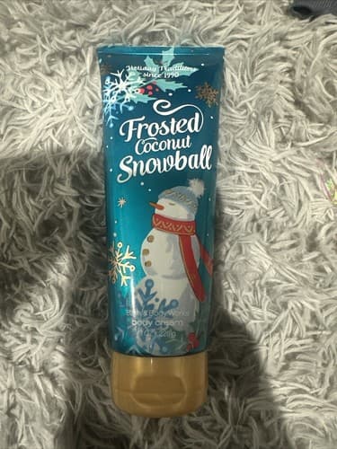 New Bath & Body Works Frosted Coconut Snowball Body Cream 8 oz. - Image 1