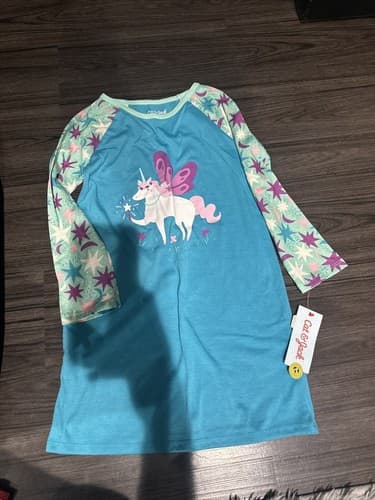 Cat & Jack Pajamas Nightgown XS (4/5) Blue New - Image 1