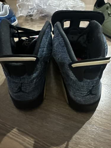 US Size 10.5 - Nike Air Jordan 6 Retro Washed Denim - Thumbnail 4