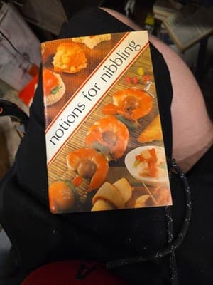 Notions for Nibbling Nautical Sea Food Fish Recipe Cook Book Vintage - Image 1
