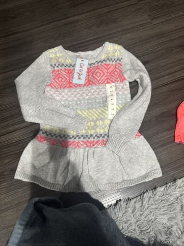 5t Cat And Jack Sweater Dress New - Image 1