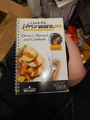 Crock Pot Versa Ware Pro Owners Manual and Cookbook - Image 1