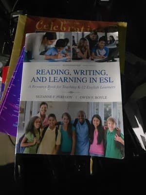 Reading, Writing, and Learning in ESL : A Resource Book for Teach - Image 1