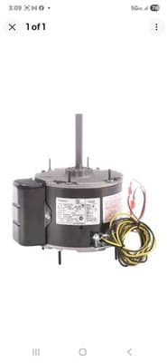 Century Uh1016nbv1 Unit Heater Motor, 1/6 Hp - Image 1