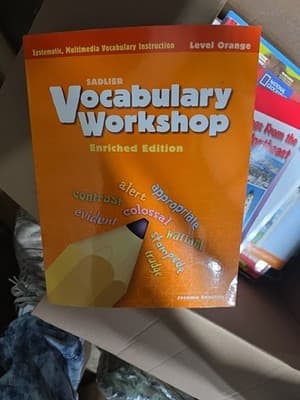 Vocabulary Workshop Level Orange Enriched Edition (Grade 4) Shostack; Sadlier - Image 1