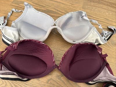 Women Padded Push Up Bra 38C Lot Of 2 - Thumbnail 2