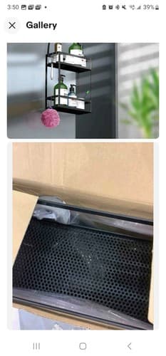 Meangood Shower Caddy Organizer,Mounting Over Shower Head Or Door,Extra Wide Spa - Thumbnail 2