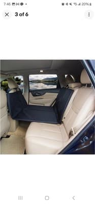 Amochien Back Seat Extender For Pets, Back Seat Pet Bridge - Thumbnail 3