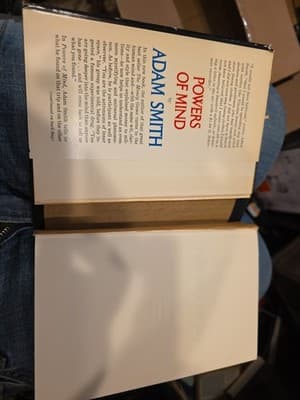 Powers of Mind Adam Smith 1975 First Edition Hardcover w Dust Jacket VG - Thumbnail 2