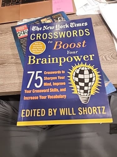 The New York Times Crossword Puzzle Book Boost Your Brain Power 75 Puzzles - Image 1
