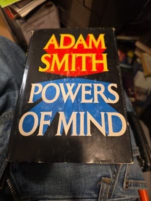 Powers of Mind Adam Smith 1975 First Edition Hardcover w Dust Jacket VG - Image 1