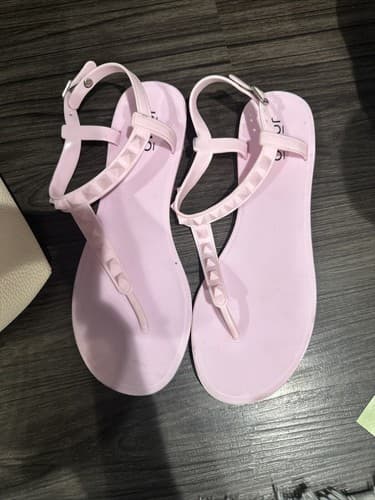 Jomo Studded Fit Flop Sandals Size 9M Women’s Light Pink - Image 1
