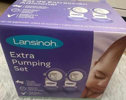 Brand New Lansinoh Extra Pumping Set for Double Electric Breast Pump Sealed - Image 1