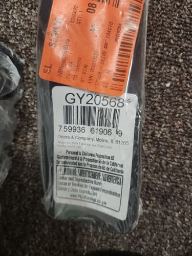3 Repl John Deere Mower Blades 48" Cut L120 L130 / GY20568 / GX20250 USA - Image 1