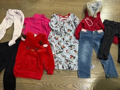 Lot Of Baby Girl Clothes Size 2T - Image 1