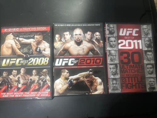 UFC: Best of 2008, 2010 And 2011 DVD Lot - Image 1