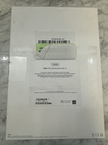 Apple iPad 7th Gen. 128GB, Wi-Fi, 10.2 in - Space Gray - For Parts Only - Thumbnail 3
