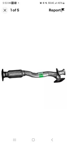 Walker Exhaust Y Pipe for Fusion, Milan, Zephyr (50349) - Image 1