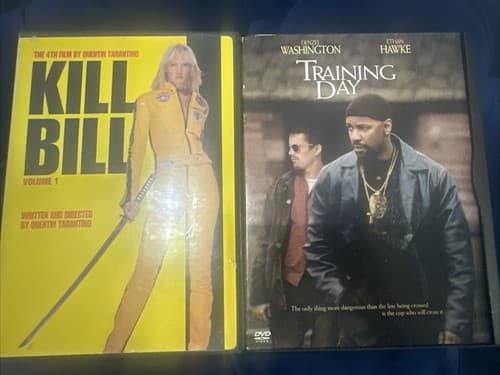 Training Day And Kill Bill Volume 1 & 2 Action Movies Lot Of 3 - Image 1