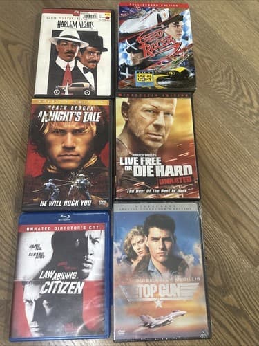 Movies DVD LOT Of 6 Action Movies - Image 1