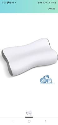 Cervical Neck Pillow Memory Foam Pillows for Neck Pain Relief, Ergonomic Pillow - Image 1