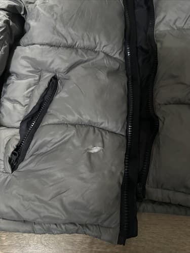 Zara Men's Jacket Coat Black/Gray Pockets Zipper Size Small - Thumbnail 2