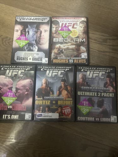 Ultimate Fighting Championship (UFC) Lot Of 5 DVDs - VERY GOOD - Image 1