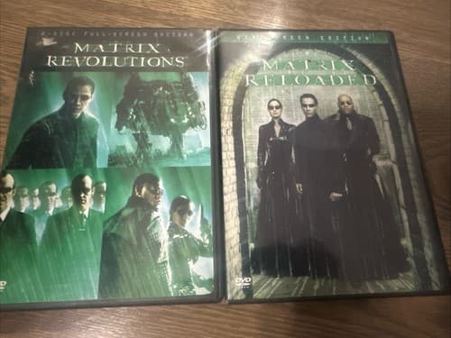 The Matrix Reloaded (DVD, Widescreen) And The Matrix Revolution Full Screen Lot - Image 1