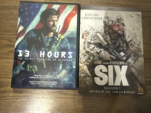 13 Hours: The Secret Soldiers of Benghaz And Six Complete Season 1 DVD Lot Of 2 - Image 1