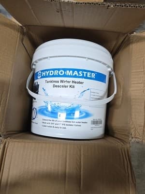 hydro master tankless water heater descaler kit - Image 1