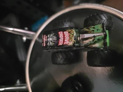Lot Of 2 Hot Wheels Grave Digger & Son Uva Digger Trucks Monster Jam 1:64 Scale - Thumbnail 6
