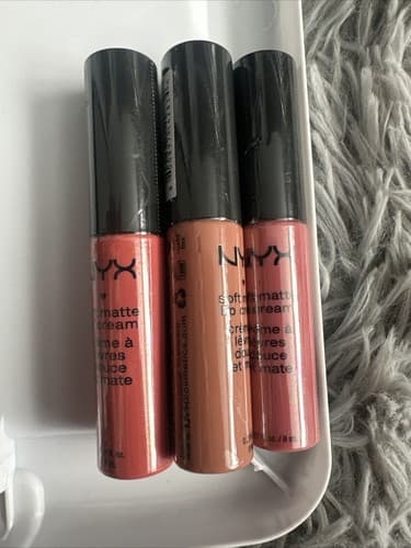 NYX Soft Matte Lip Cream 0.27 fl oz Pink/Nude Tones 3 Pack New - Image 1