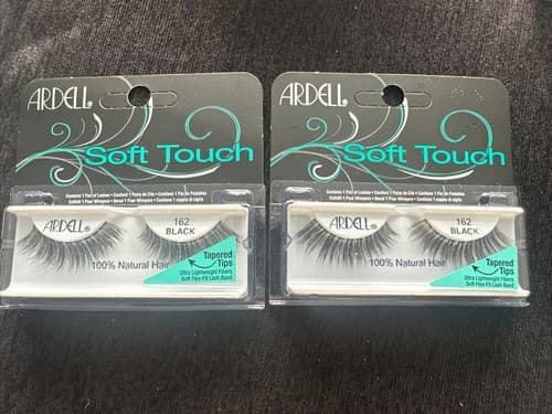 Ardell Soft Touch Tapered Tip Lashes 162 Black Brand New 2 Pack - Image 1