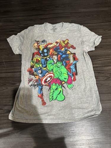 Marvel Comics Men's Superhero Assorted Graphic Tee T-Shirt Size M - Image 1