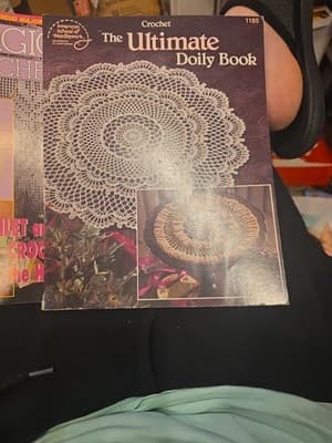 The Ultimate Doily Book Crochet Gorgeous Lacy Doilies VTG Patterns 17 Designs - Image 1