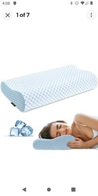 Cervical Pillow for Neck Pain Relief Contour Memory Foam Pillows for Sleeping... - Image 1
