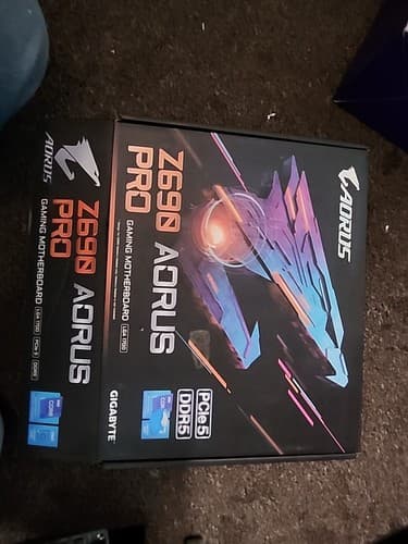 GIGABYTE Z690 AORUS PRO Intel LGA 1700 Quad M.2 PCIe 5.0 DDR5 ATX Motherboard - Image 1
