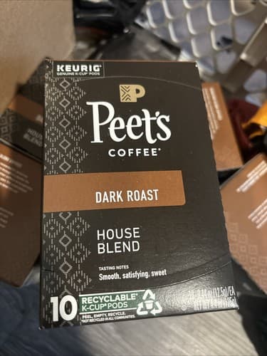 Peet’s Coffee French Roast K-Cup Pod Dark Roast - 10 Pods - Image 1
