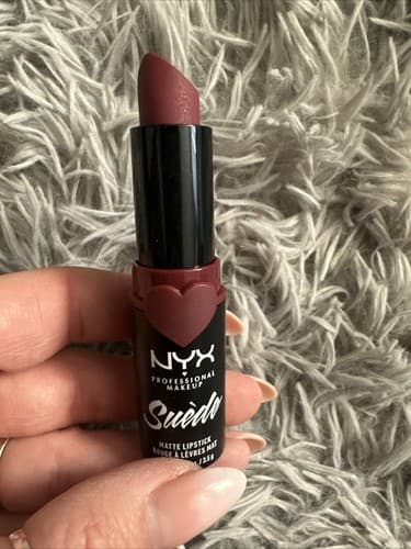 NYX Professional Makeup Suede Matte Lipstick ("Girl, Bye" Shade), 0.12 oz - Thumbnail 2