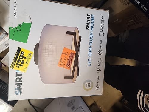 Intertek Smart Lite LED Smrtlite Flush Mount Ceiling Light - Image 1