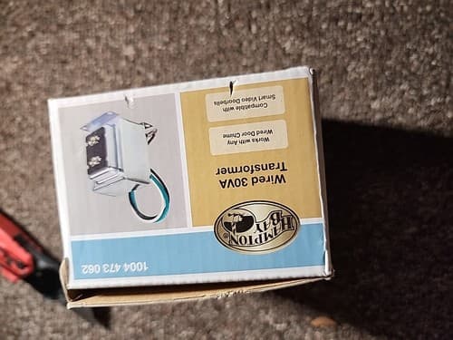 Hampton Bay 16VAC/30VA Transformer Compatible with All Video Door Bells - Image 1