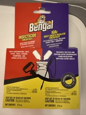 Bengal Insecticide Concentrate/IGRc Insect Growth Regulator Combo 2 Fl Oz EACH - Image 1