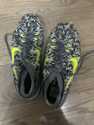 Nike Shoes Womens Size 8 Black Green Gray TR FIT 5 Athletic Running Sneakers - Thumbnail 2