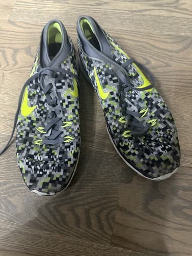 Nike Shoes Womens Size 8 Black Green Gray TR FIT 5 Athletic Running Sneakers - Image 1